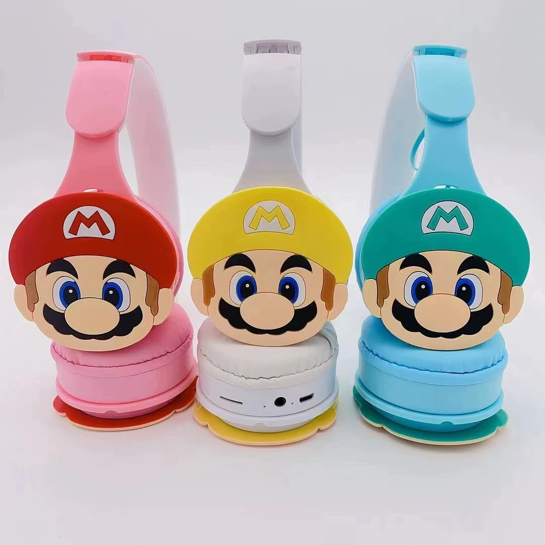Cartoon cute three dimensional foldable headphones, wholesale, bluetooth