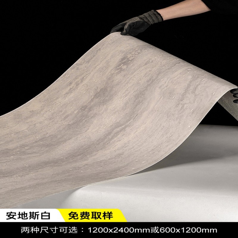 Plato de travertino de piedra blanda Tapones romanos Porcelana blanda Piedra de imitación suave Decoración de pared exterior Fabricante de baldosas de cerámica flexibles ultrafinas