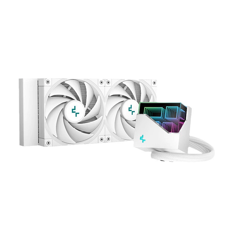 Kyushu Fengshen LT720/240 Ice Cube 360 White Hedivatt 12CM Fan PWM Smart Temperature Control ARGB