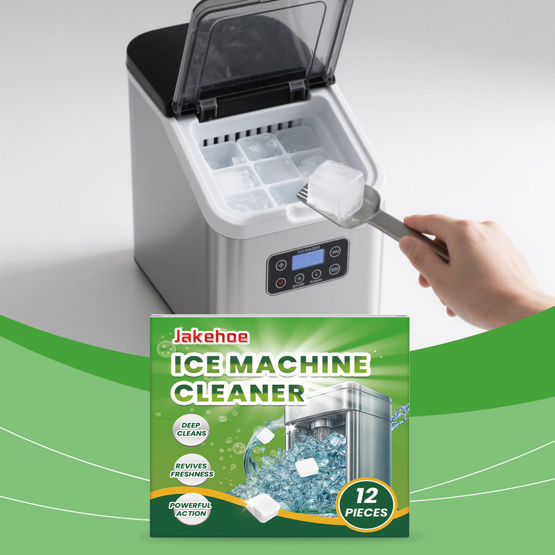 Jakehoe Ice Maker Cleaning Tablets for Daily Household Use, Gentle Cleaning, Deodorization, and Removal of Scale Jakehoe Ice Maker Cleaning Tablets for Daily Household Use, Gentle Cleaning, Deodorization, and Removal of Scale