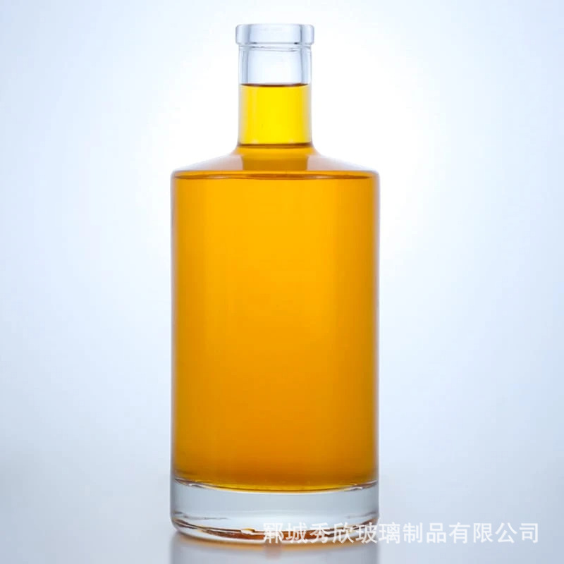750ml加厚伏特加酒瓶果酒空瓶玻璃瓶子密封瓶家用自酿泡酒玻璃瓶