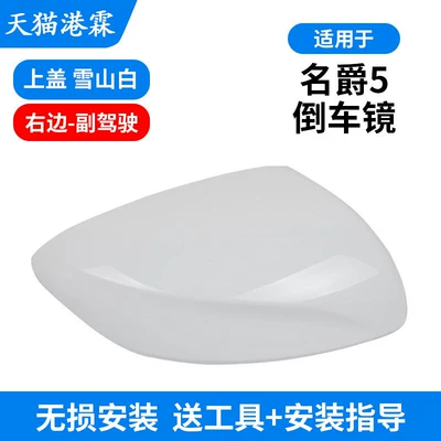 Rear mirror/rearview mirror assembly | Turn Signal Lens Base - shell-snow-mountain-white-right