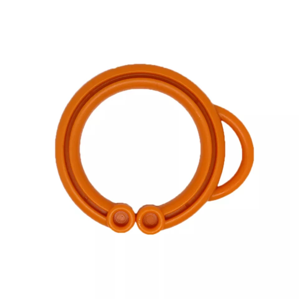 Детские развивающие плюшевые пластиковые аксессуары 60 мм Открытое кольцо аксессуары для игрушек детское нетоксичное пластиковое открытое резиновое кольцо