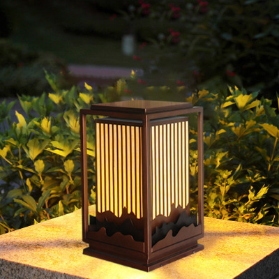 非标定制不锈钢围墙灯led户外拉丝柱头灯 景观别墅花园庭院柱子灯|ms