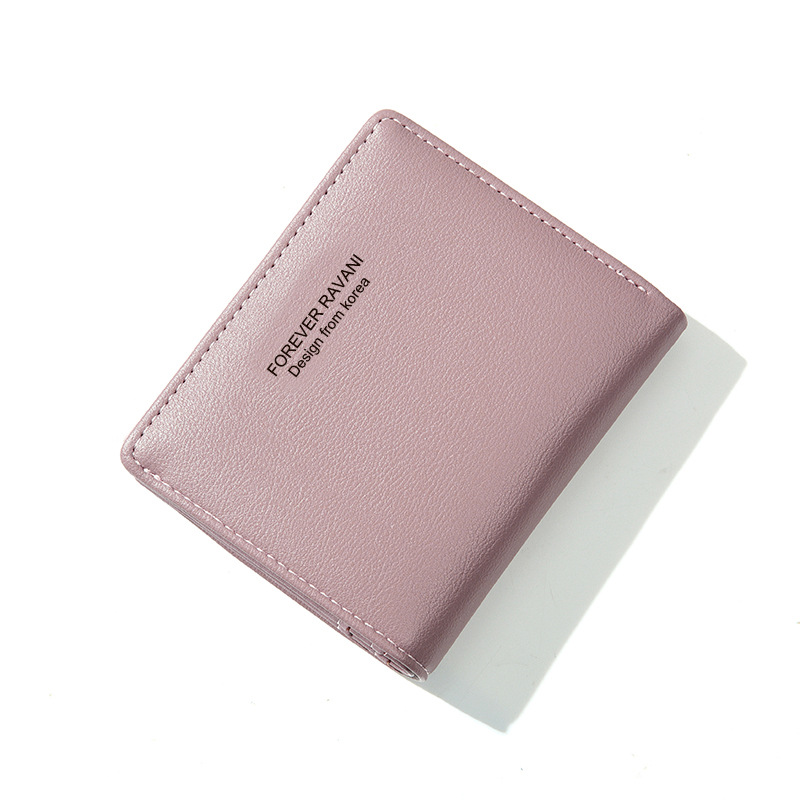 Haitao nueva cremallera monedero estilo coreano creativo multi-tarjeta estudiante billetera estilo coreano cartera creativa aprobación de la fábrica