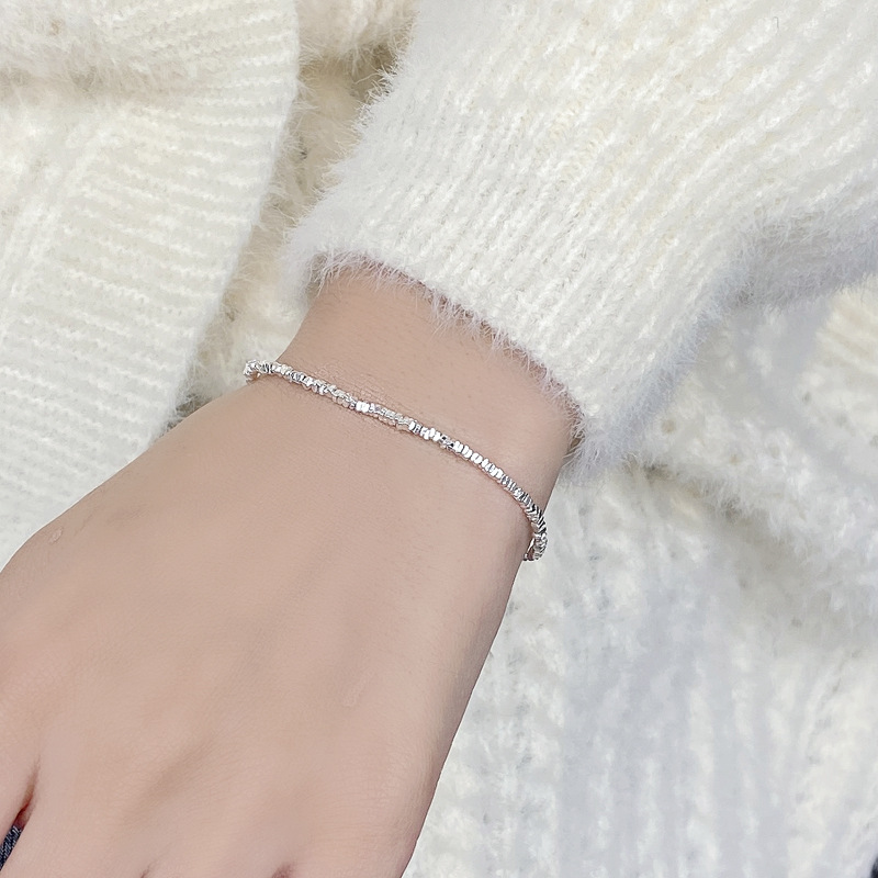 Fashion Geometric Sterling Silver Irregular Bracelets 1 Piece