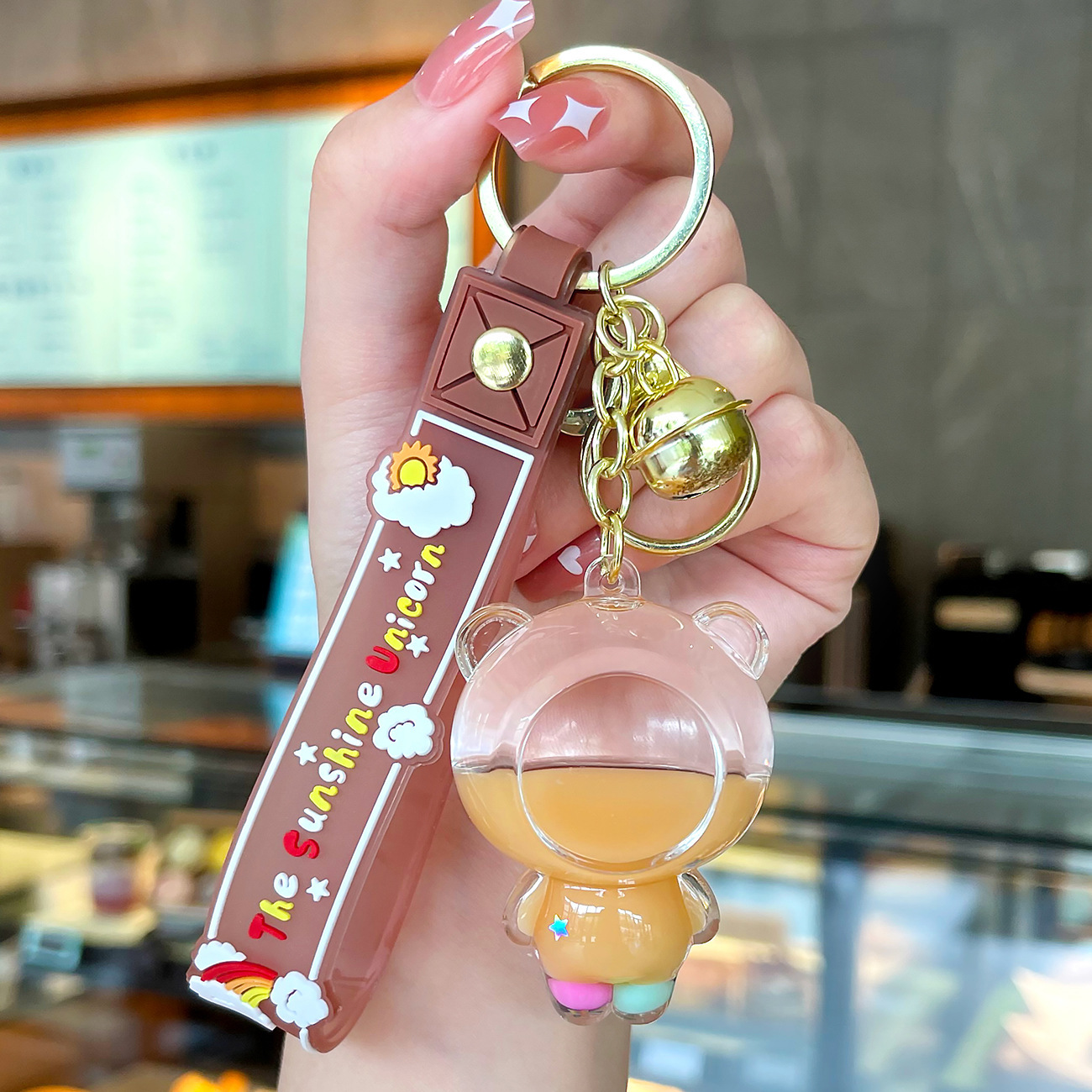 Venta directa de fábrica llavero colgante pequeño muñeca tridimensional llavero de coche mochila escolar colgante puesto al por mayor productos pequeños