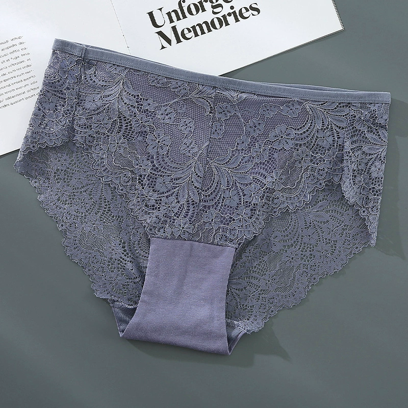 Высокий пояс lace shaping трусики, дышащий хлопковый гелле, подъем бедер, плюс-размеры