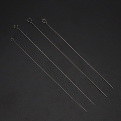 数珠道具は珠針を通して三通の仏頭文を打って三通の小さいかぎ針針のかぎ針のdiyの部品の細い金を遊びます。