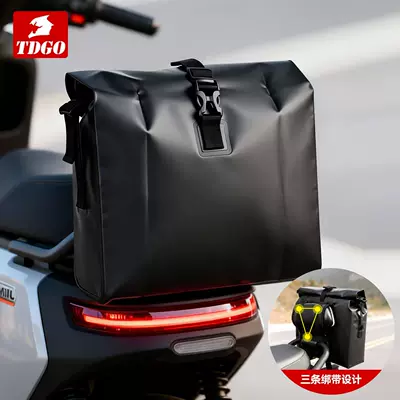 Waterproof Hanging Bag for Electric Scooter, Front Storage Pouch for Battery Bike, Storage Bag for Scooter, Rear Tail Bag, Side Hanging Backpack (Motosiklet ləvazimatları və aksesuarları) - special-for-backrest-black-waterproof