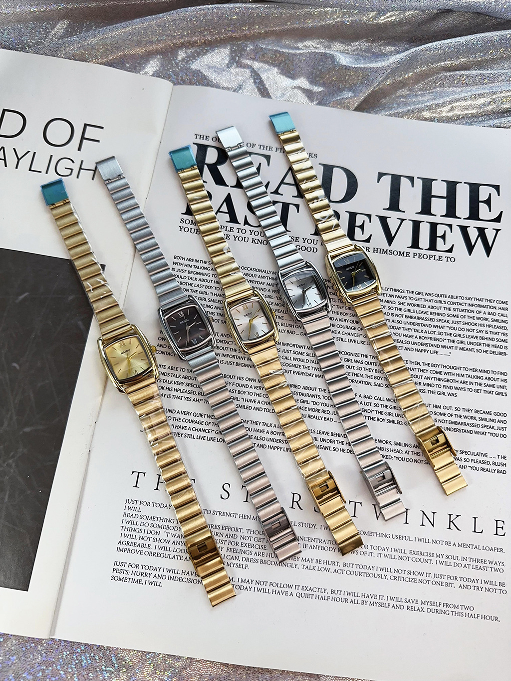 Geometric Pattern Casual Geometric Single Folding Buckle Quartz Women's Watches