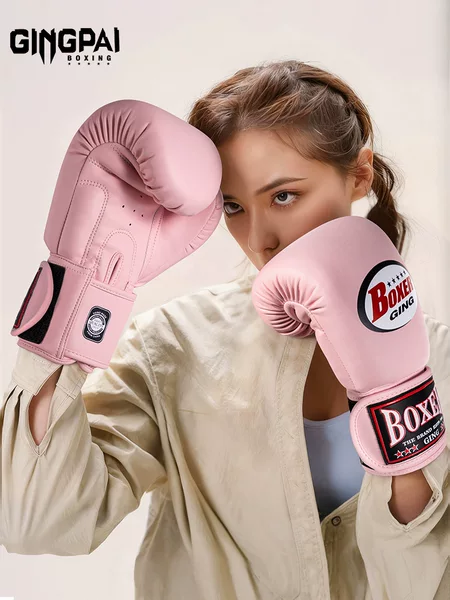 Professional Boxing Gloves for Adults, Men and Women, Muay Thai Sanda Fighting, Microfiber Leather Boxing Gloves for Sandbag Fighting, Actual Fighting