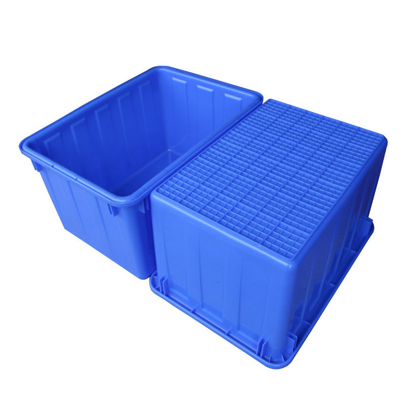 140升200L300L蓝色白红色塑料水箱物料分类塑胶箱快递分拣周转箱