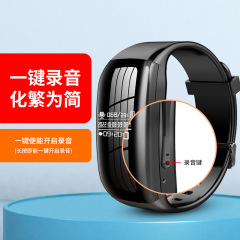 ビジネス向けクロスボーダー専用腕時計型ボイスレコーダー、プロ仕様高画質ノイズキャンセリング、スマートで携帯に便利、隠し録音機能付き