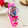 Football children's cartoon silica gel men's watch suitable for men and women, digital watch, 3D, Birthday gift