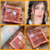 Kiss Beauty Cross -border Southeast Asia Explosion Sale Eye Shadow+Highlight Fan+Lip Gloss Triple Box