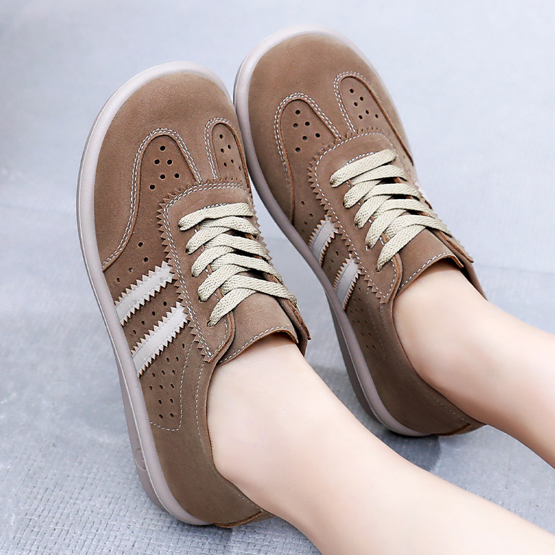 Forrest Gump zapatos de verano para mujer nuevo estilo retro zapatos de entrenamiento alemán zapatos casuales con cordones zapatos de deporte de mujer de tendencia transpirables de suela suave