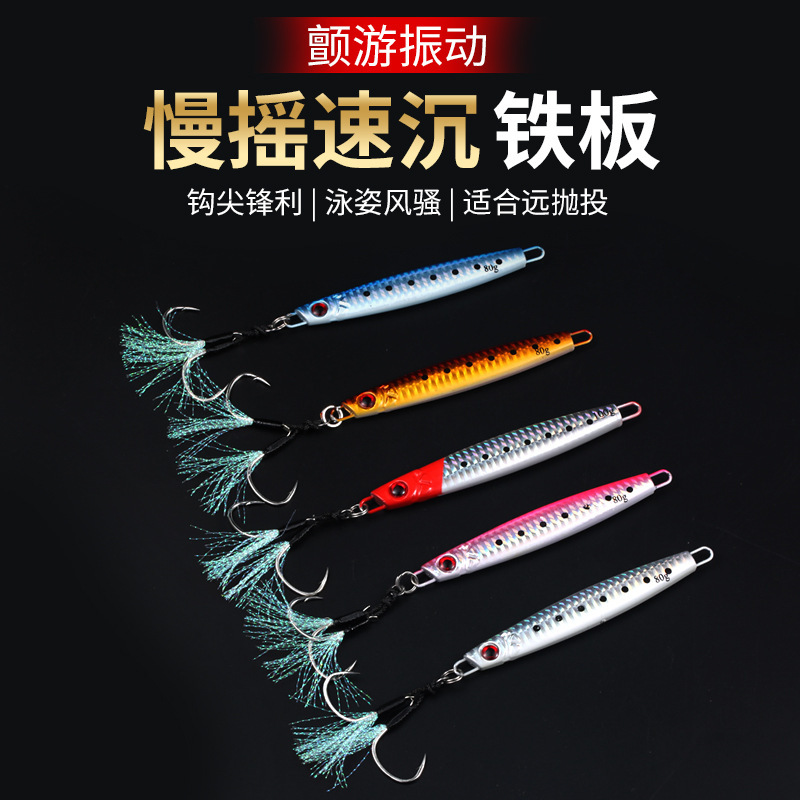 Deep-Sea Fishing, Slow Jigging, Fast Jigging, Long-Distance Casting, Iron Plate Lures, Artificial Baits, Shore Casting, Yellowfin Tuna, Big Game Fishing, Bonito