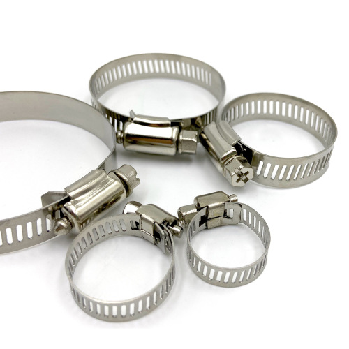Stainless steel clamp, American-style clamp, pipe clamp, pipe clip, surveillance clamp, gas pipe clamp, range hood clamp