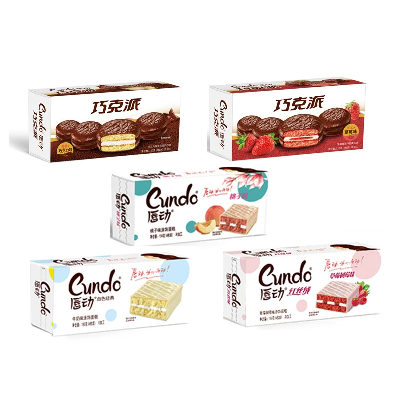 唇动 Пр coated небольшой торт красный бархат шоколадные закуски десерт офис небольшой хлеб snack 4 штуки
