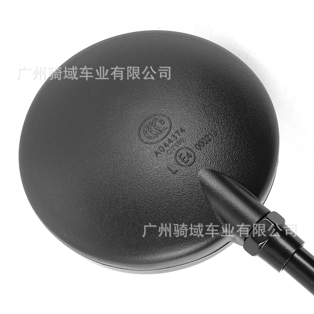 Round retro wide-angle rearview mirror for electric vehicles and motorcycles, modified long-rod reflector rearview mirror