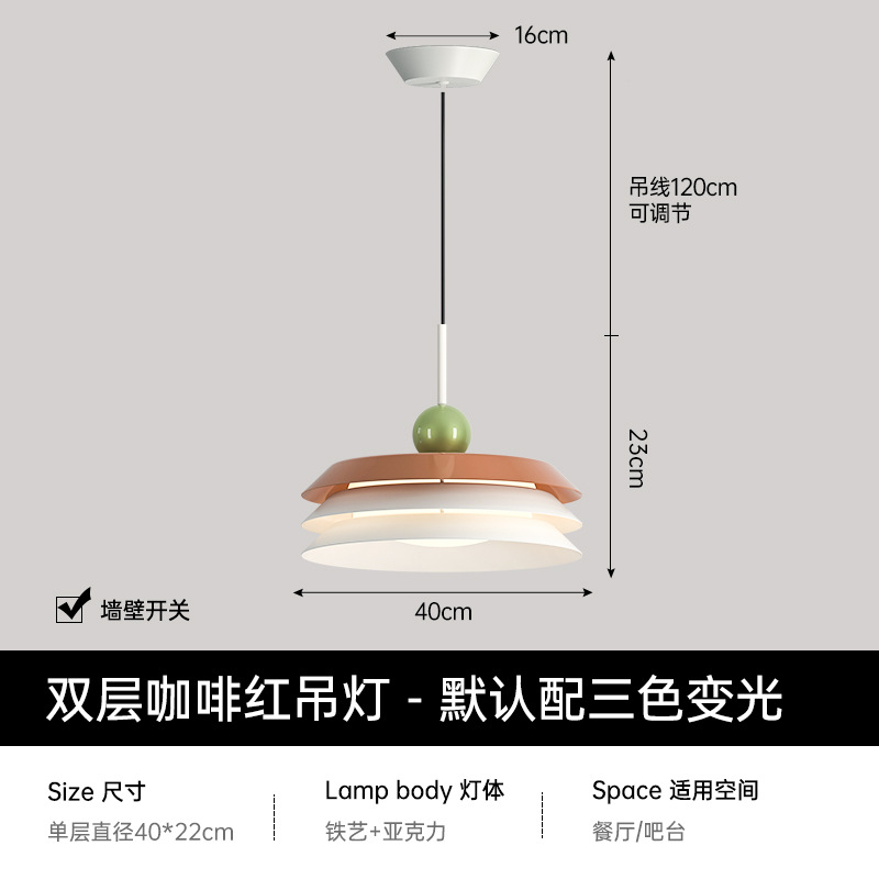 Candelabro de restaurante de crema francesa Diseñador de mesa redonda creativa Barra de hotel Lámparas retro simples de Zhongshan