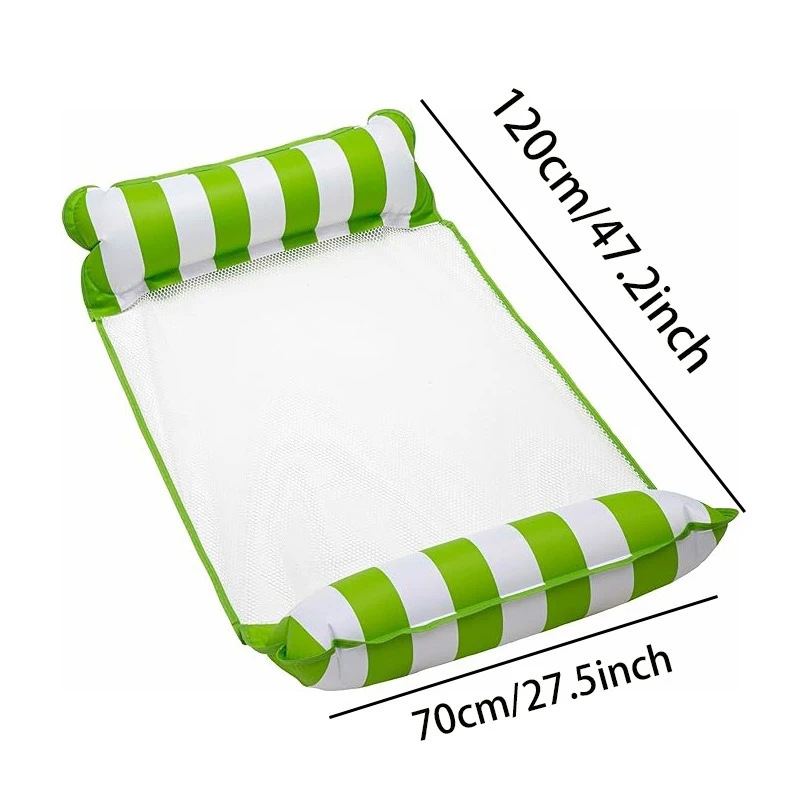 2 tubos hinchables flotantes hamaca acuática silla de sillín tumblr almohadilla flotante multifuncional material PVC antiadherente
