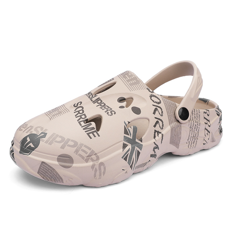 Zapatos de gran tamaño para hombres de verano con zapatillas de balde deportivas casuales sandálias de playa suaves