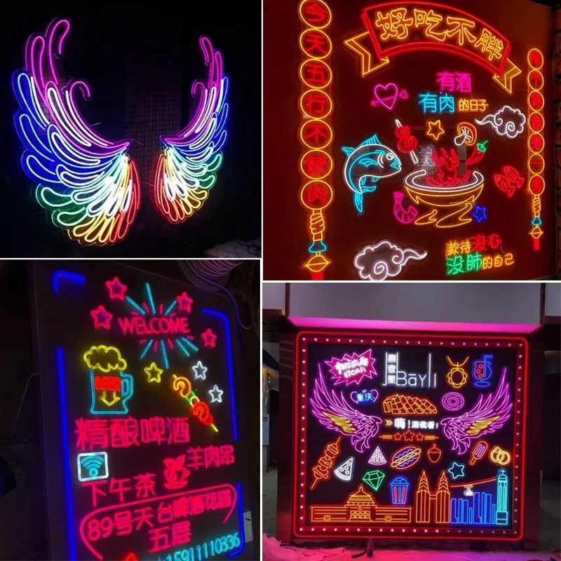 外贸工厂led灯带发光字酒吧字母网红墙logo装饰造型灯牌氛围霓虹