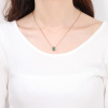 Chain for key bag  stainless steel, golden pendant malachite, wholesale, Japanese and Korean, pink gold