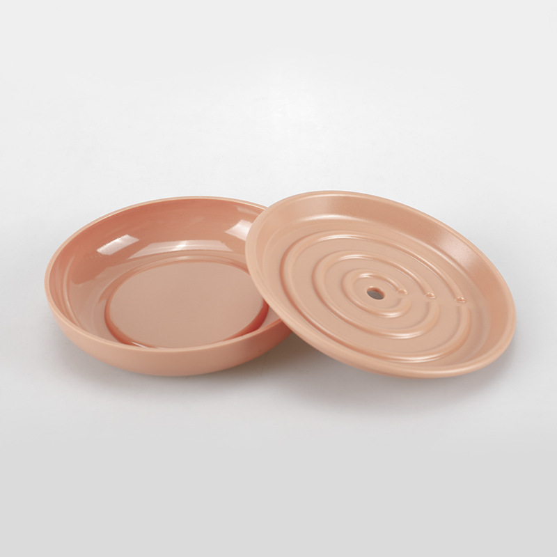 Color sólido nuevo baño de plástico suministros de seis piezas conjunto enjuague bucal cepillo titular caja de jabón Baño de almacenamiento traje de baño