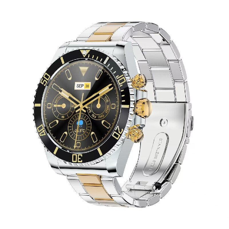 New cross-border AW12 Bluetooth call smart watch rotating bezel music blood pressure detection men's smart watch