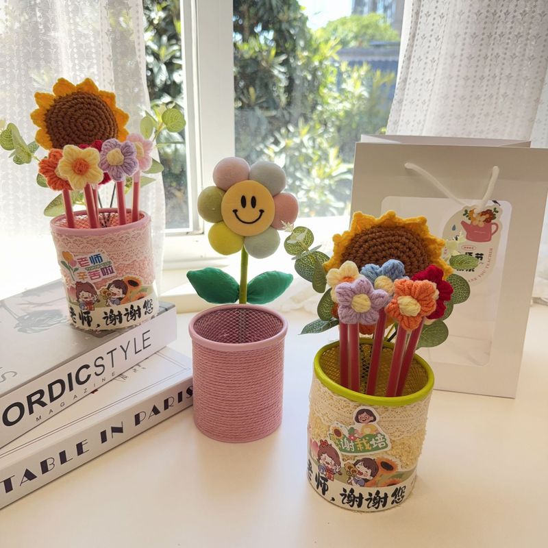 教师节礼物送老师班主任手工花束成品实用笔筒送男女朋友生日礼物|undefined