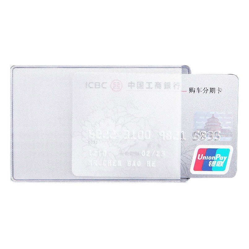 Card Holder transparent anti-magnetic bank card holder IC card holder ID card holder bus card holder member card holder protective cover