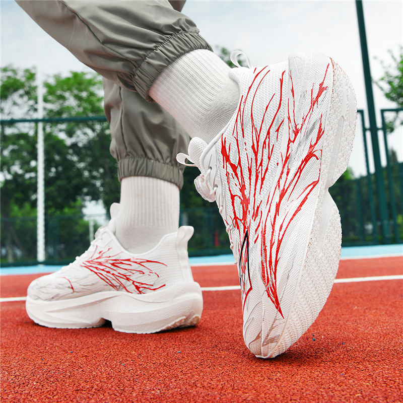 Red Rabbit 9pro placa de carbono explosiva verdadera luz nocturna ocio transpirable zapatos de carreras al aire libre de alta elasticidad amortiguador antideslizante zapatillas deportivas