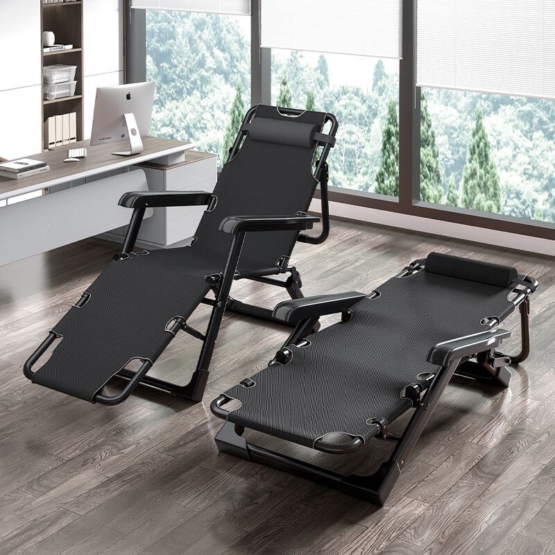Folding recliner for nap, office nap, leisure, with backrest, portable hospital companion bed, portable camping bed Folding recliner for nap, office nap, leisure, with backrest, portable hospital companion bed, portable camping bed