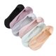 Arbitrary cut invisible socks ladies Ice Silk shallow mouth does not fall with summer thin new silicone non-slip striped boat Socks wholesale