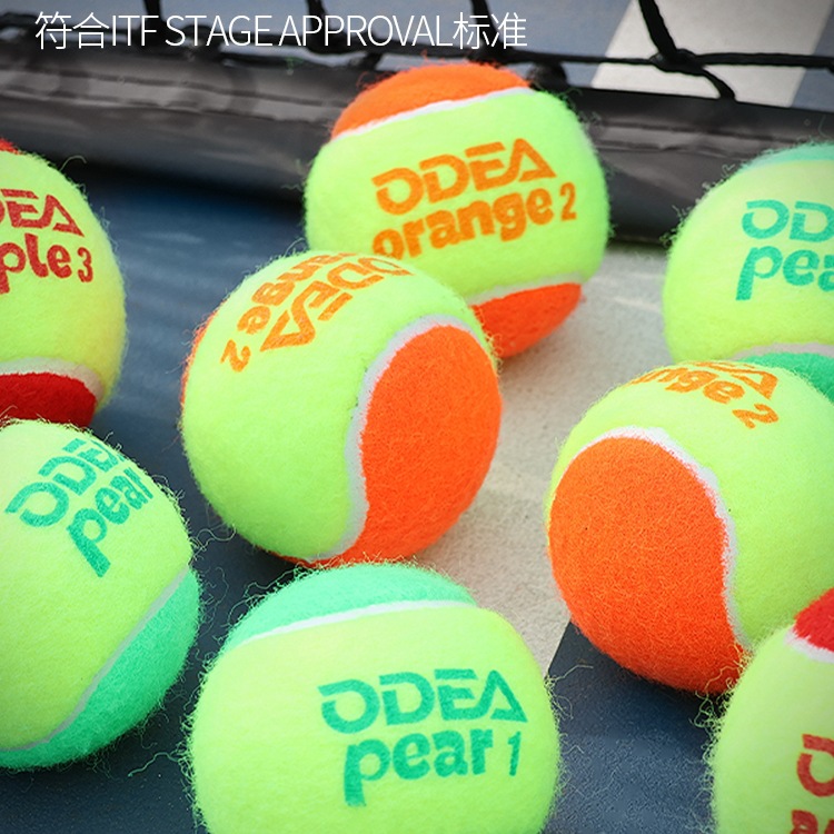 Odier Tennis Kidsren's Beginner Transitional Decompression Pear Green Ball Orange Orange Ball Apple Red Ball Training Ball