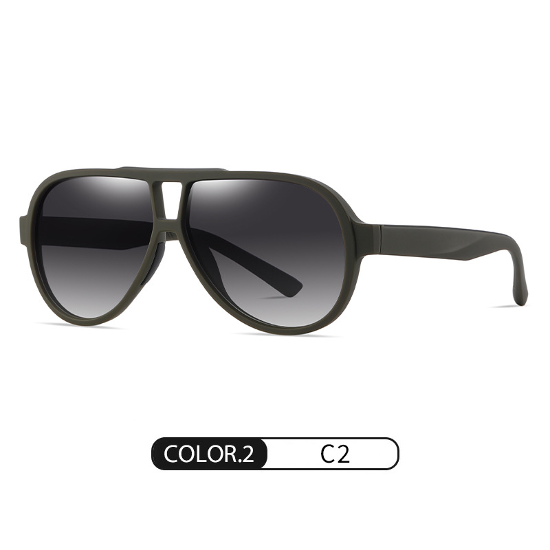 Gafas de sol de venta caliente de comercio exterior transfronterizo S11110 Tendencia de la moda europea y americana Gafas de sol polarizadas de tiro callejero TR Gafas de sol pintadas