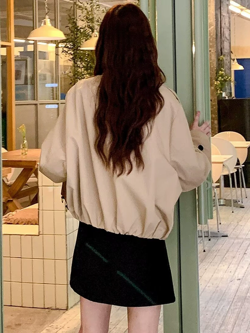 Хаки осеннее trench coat, куртка для отдыха, люкс, оверсайз, для подростков
