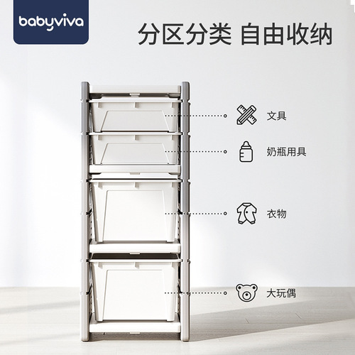 babyviva whale children's toy storage rack storage cabinet large capacity storage rack storage cabinet baby organizing cabinet
