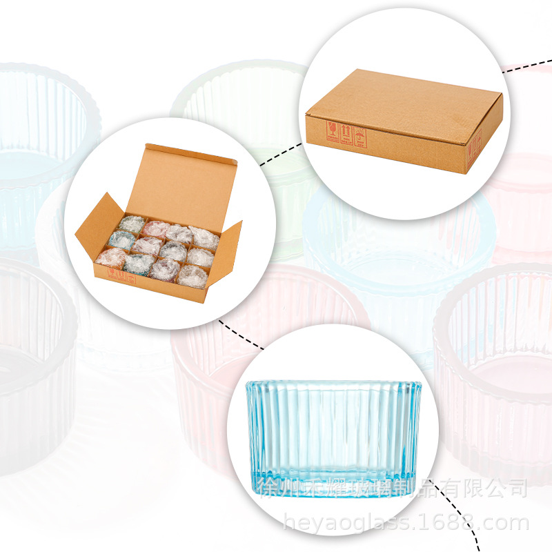 상자에 12개 세트, 하늘색