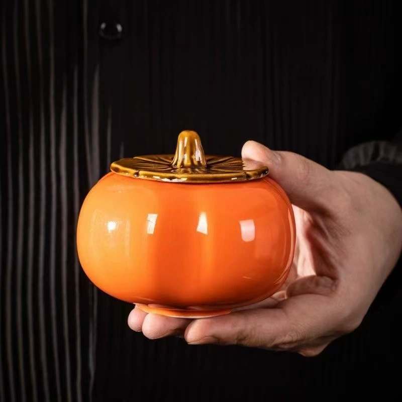 Керамическая чаша persimmon, чайник, бумажная страсть тибетское чехол, конфетный домик, мини-тобар, пепельница, анти-поднятие серый стол чайный декор