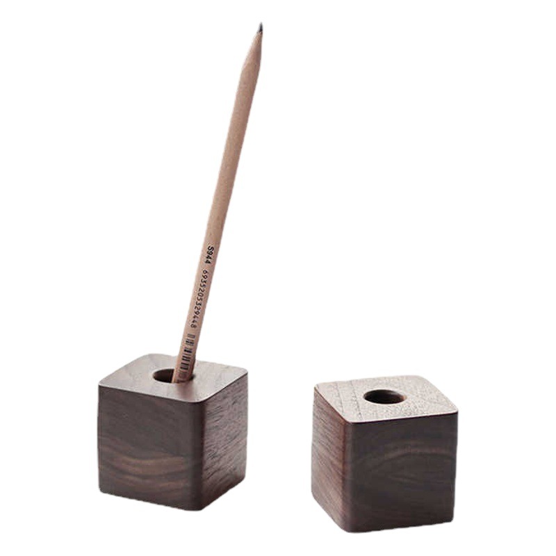 Nogal nórdico decorativo de pared madera maciza titular la pluma salón estudio escritorio Registro Creativo almacenamiento titular