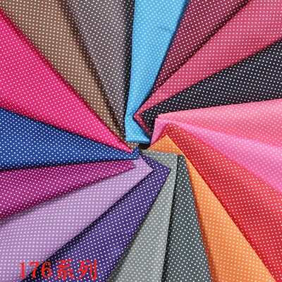 Polyester fabric Colorful White Point Printed material Small round Idea diameter 1.5mm-2mm Polyester cloth