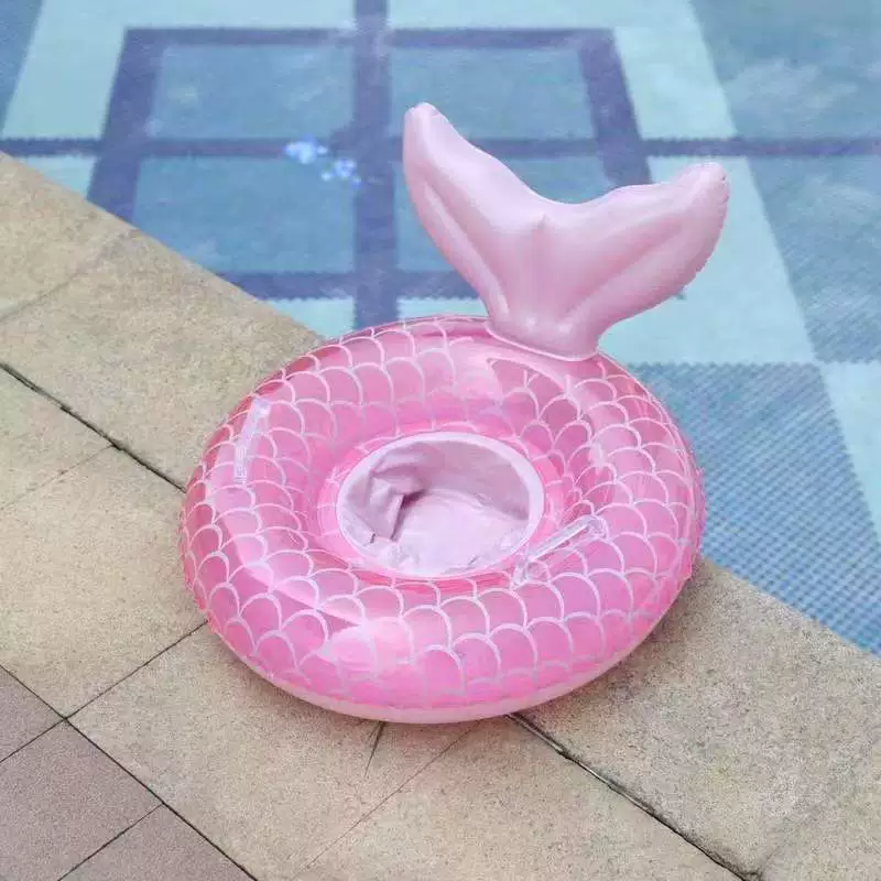 Inflatable swimming ring, mermaid