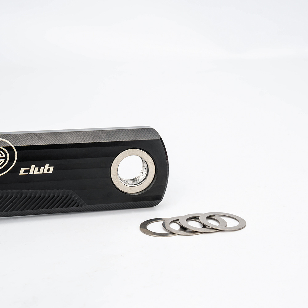 Arandela de acero inoxidable ZTTO Junta de pedal de bicicleta Junta de pedal de bicicleta de montaña Junta de protección de disco volador muerto