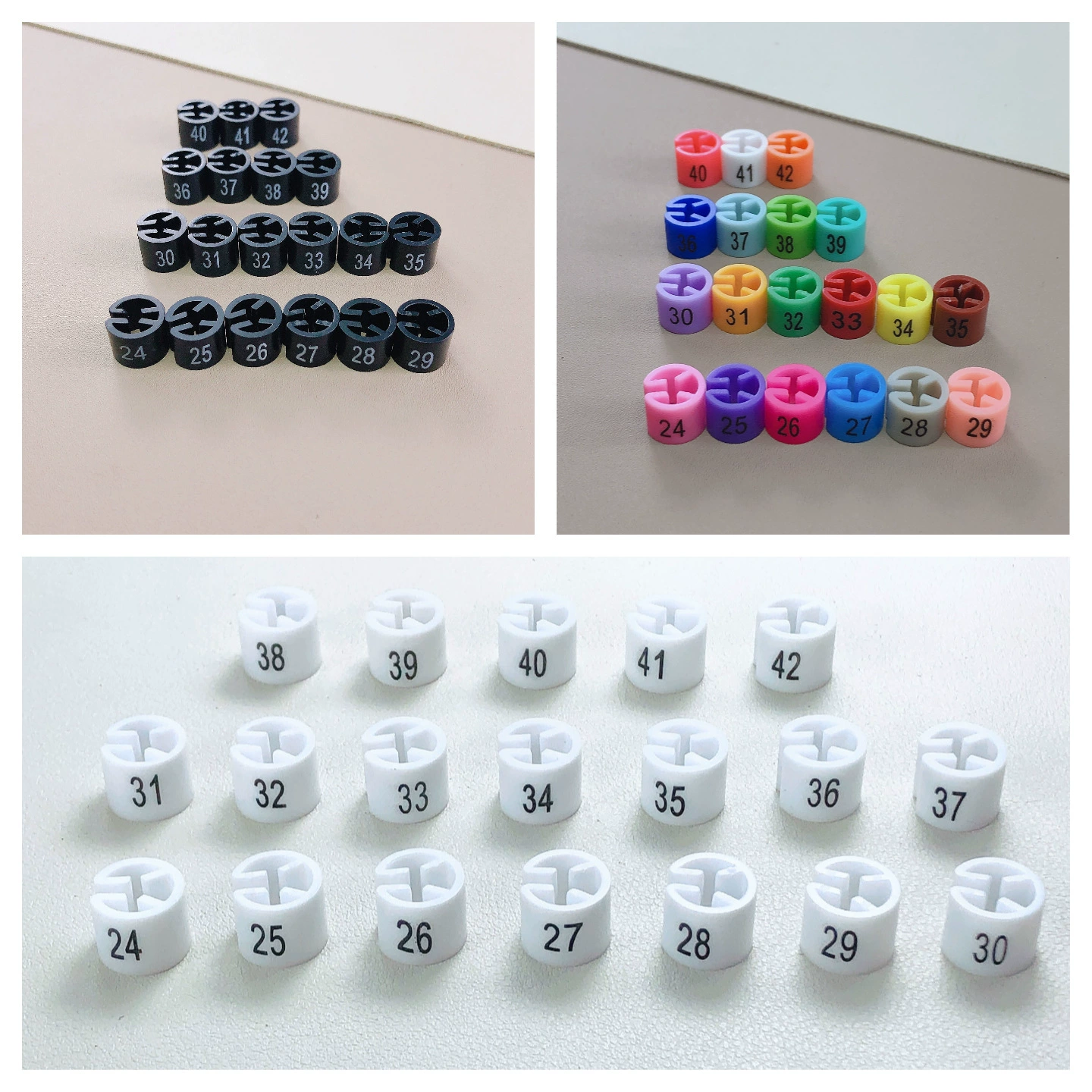 Вешалка размер пряжки цветные цифровые брюки для показа номера одежды знак одежды