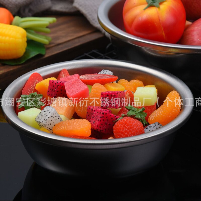 工厂食堂不锈钢盆316食品级水果盆家用厨房多功能汤盆调料打蛋盆|undefined
