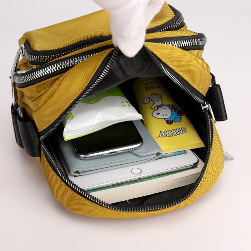 Shoulder bag women's manufacturer wholesale Oxford cloth splash-proof zipper crossbody bag simple western style large capacity coin purse